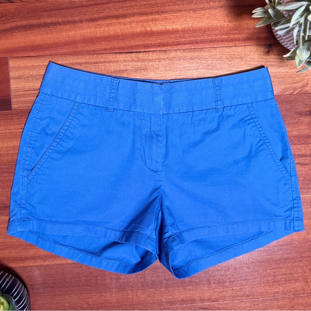 J. Crew Blue Women's Chino Broken In Shorts